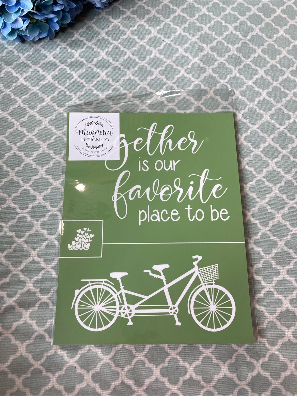 Magnolia Design Co Together is our Favorite Bike Silkscreen Stencils NEW